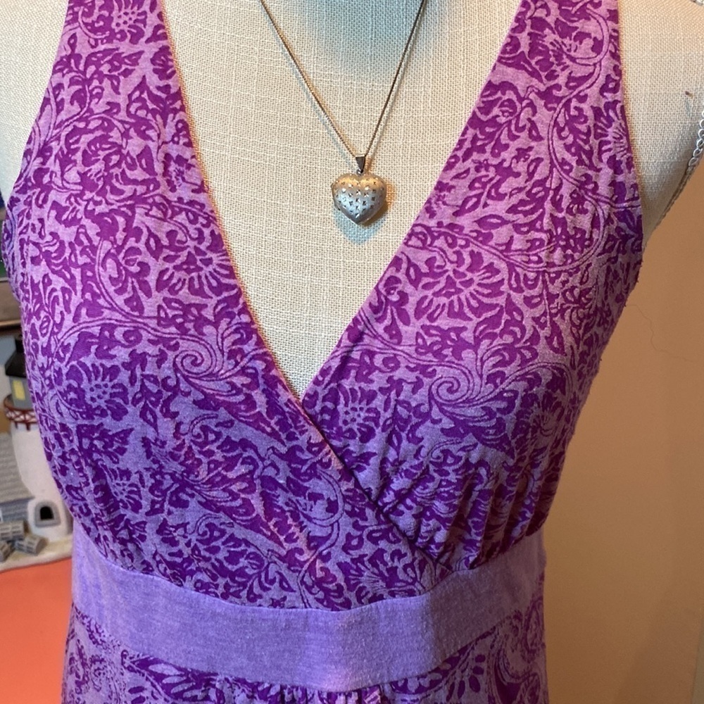 Athleta summer dress purple and lavender size Small - Picture 3 of 9